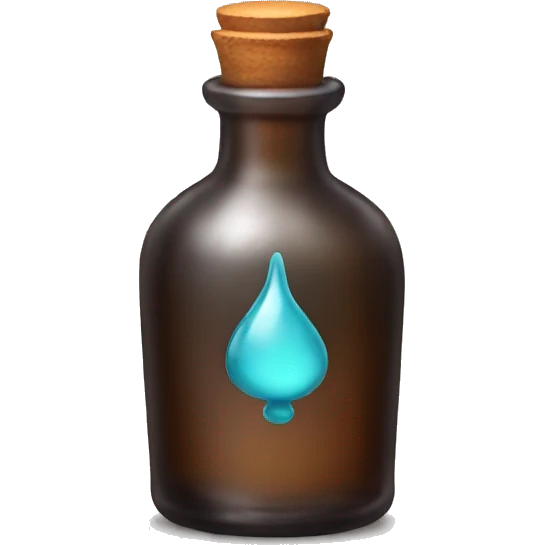 a bottle of potion emoji