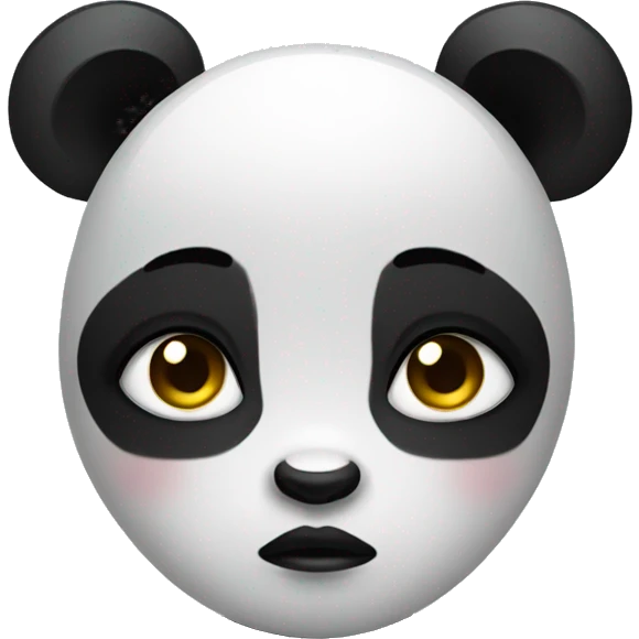 Sad panda girl emoji