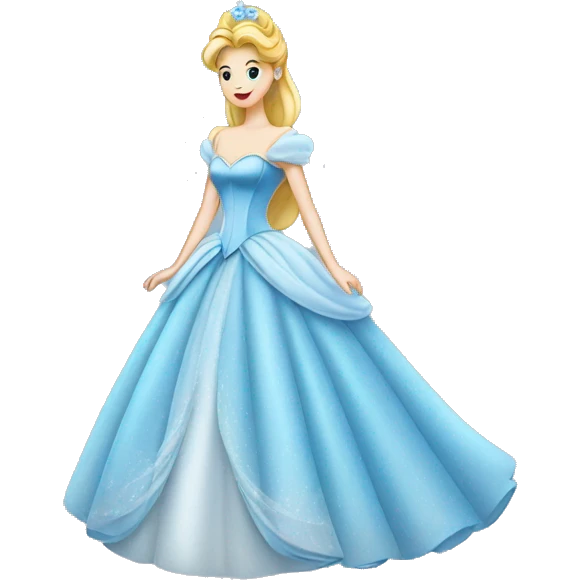 Cinderella gown emoji