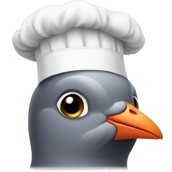 pigeon's chef kiss emoji