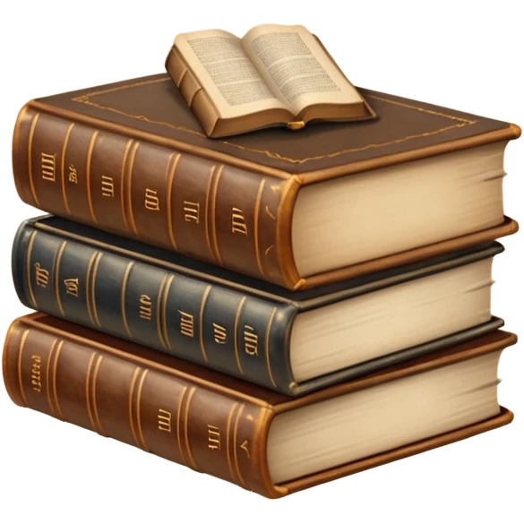 Old vintage historical proof of Bible emoji