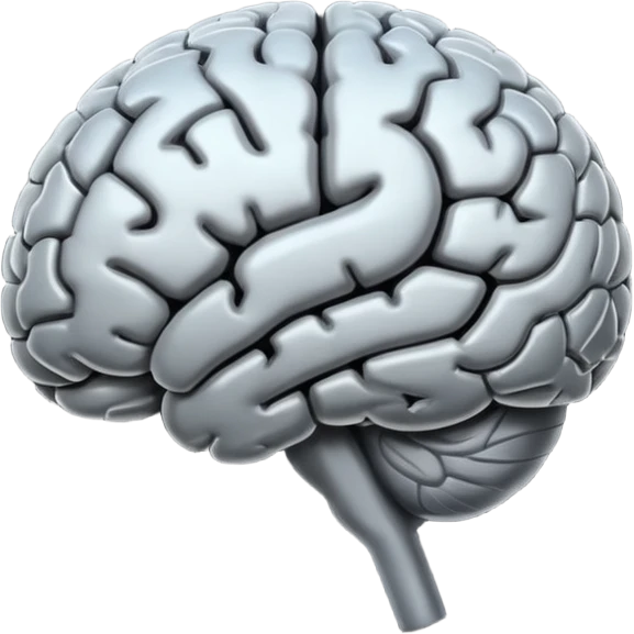 an idea and a brain emoji