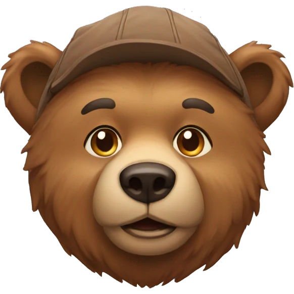 Man bear emoji