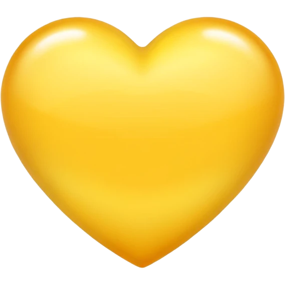 yellow heart with a gradient emoji