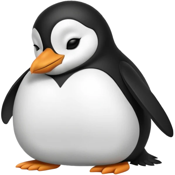 Linux, Tux, Sleeping emoji