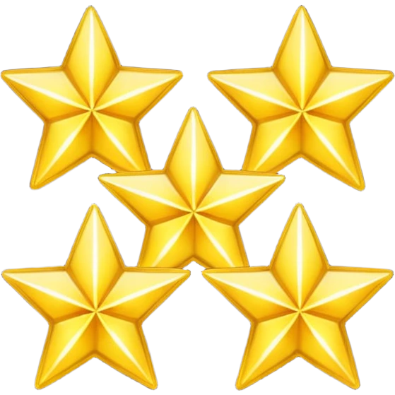 four stars in a vertical position emoji
