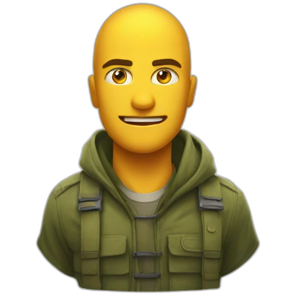 feu avec des yeux emoji