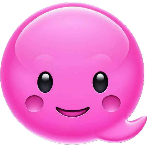 pink chat gpt ai app logo emoji