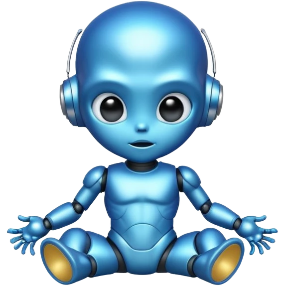 Alien robot baby emoji