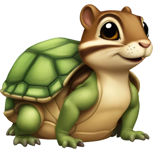 Chipmunk and turtle emoji