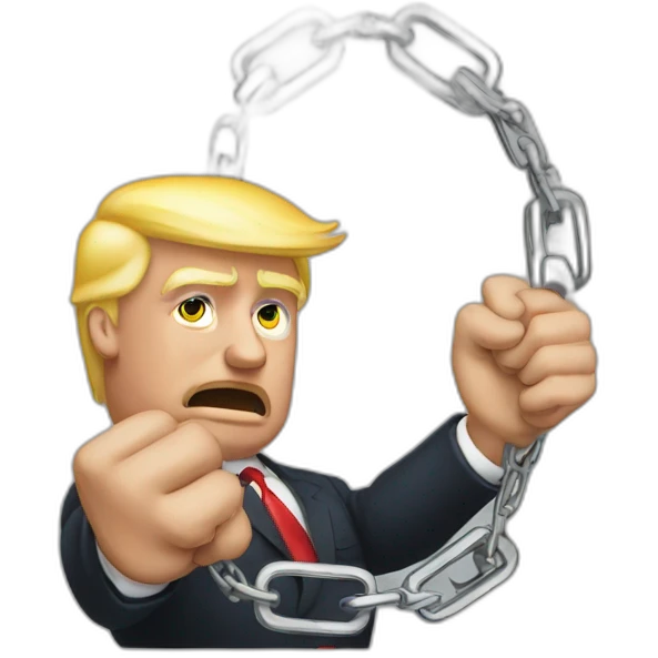 trump-in-handcuffs emoji