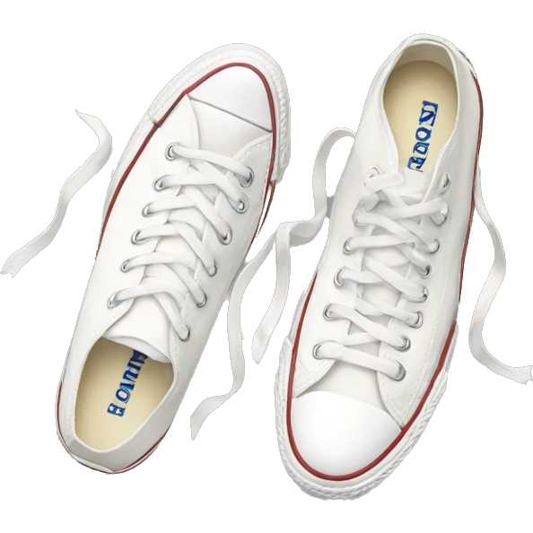 white converse  emoji
