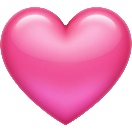 A glowing pink heart. Make it glow like crazy. Very bright and intense. More glow emoji