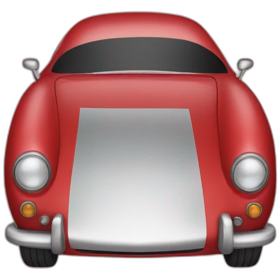 Red car emoji