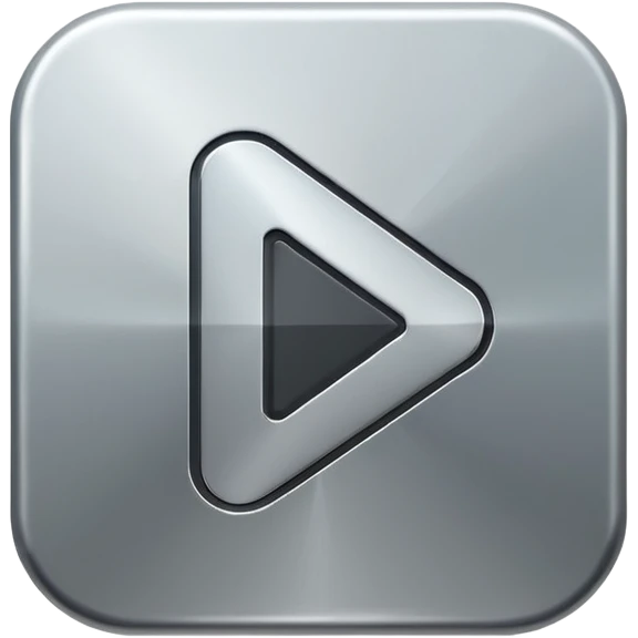 play button silver emoji