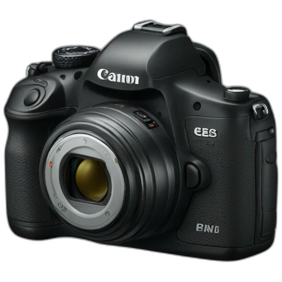 Canon Camera black emoji