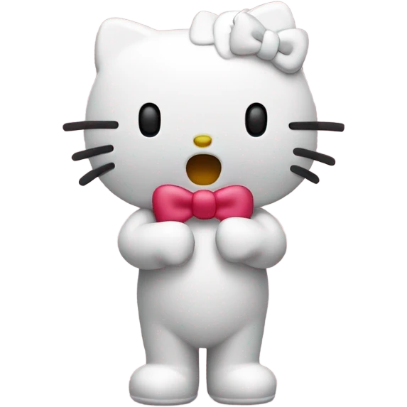 hello kitty coughing emoji