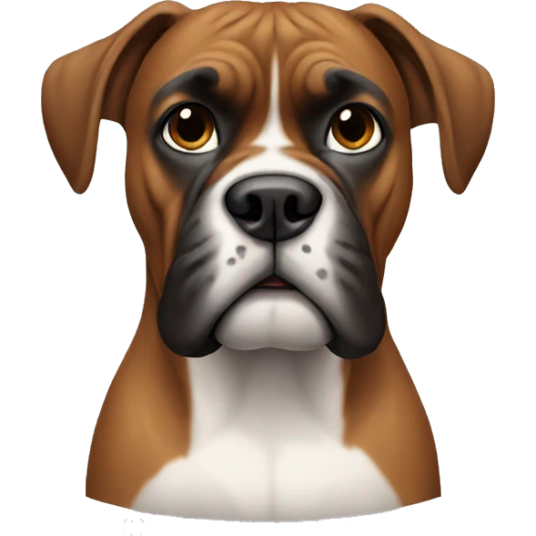 Boxer dog emoji