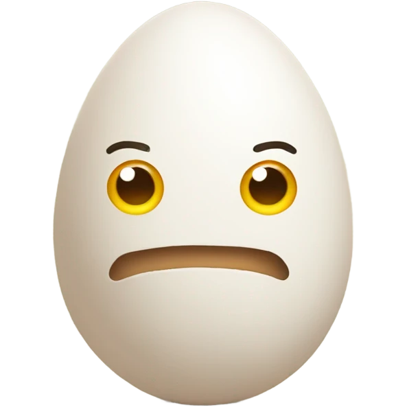 Egg with arms emoji