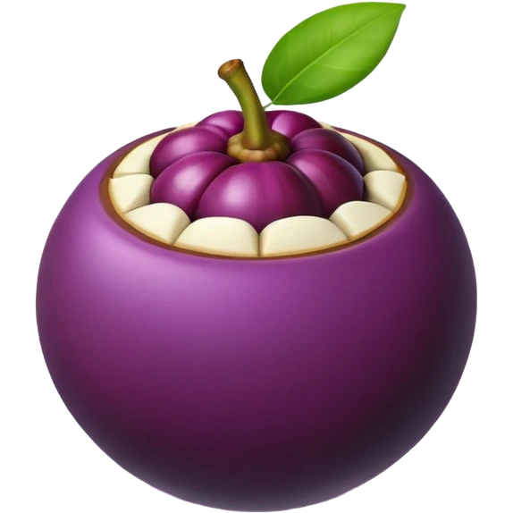 Mangosteen emoji