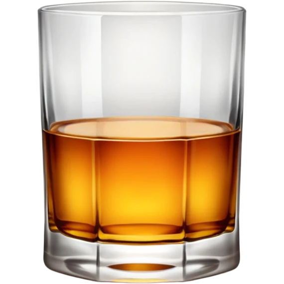 glass of whiskey, no splashes emoji