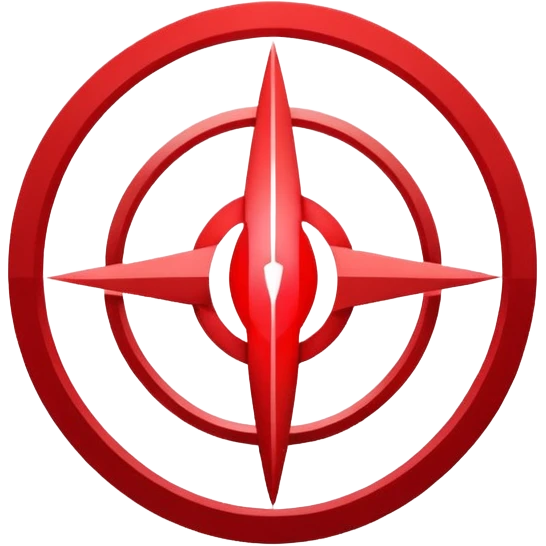 Eye-catching logo for MedSignal, red pulse cutting through geometric forms forming the letters ‘AI’, glowing red highlights with smooth, modern lines, clean white background, powerful and memorable for a tech-forward healthcare brand emoji