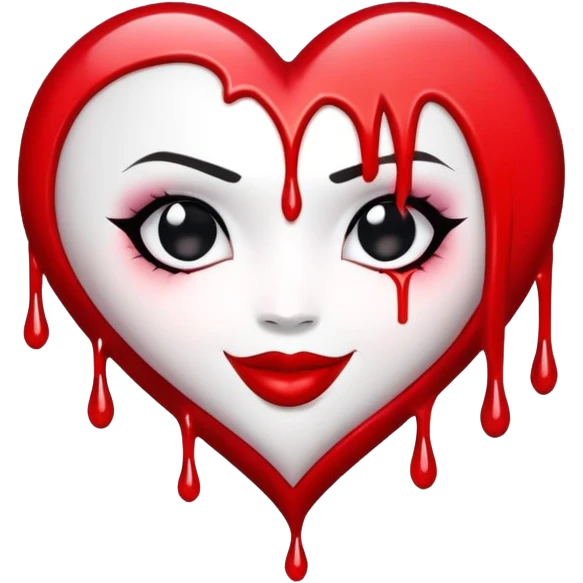 Harley Quinn heart emoji