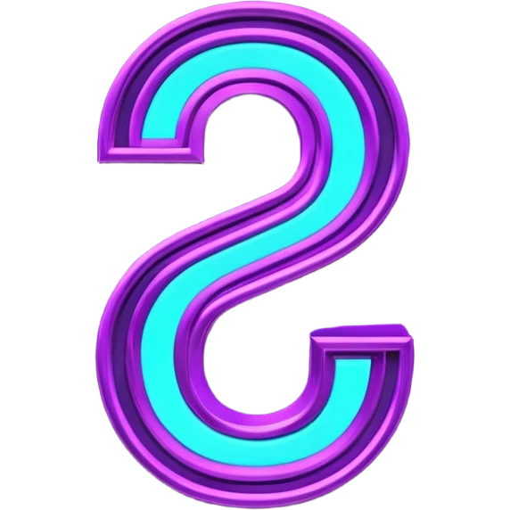 futuristic glowing neon “10 out of 10” sign, purple and cyan glow, dark background emoji