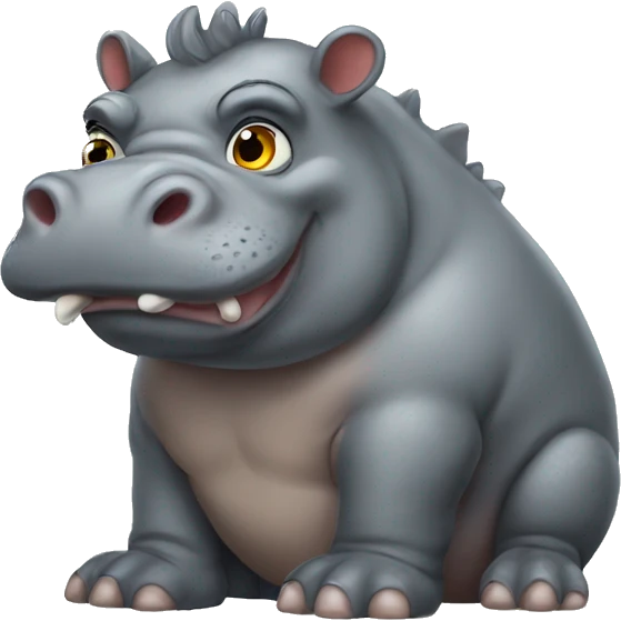 Hippo griffin  emoji