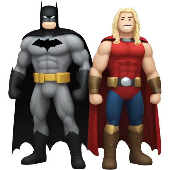 Batman Thor Friends emoji