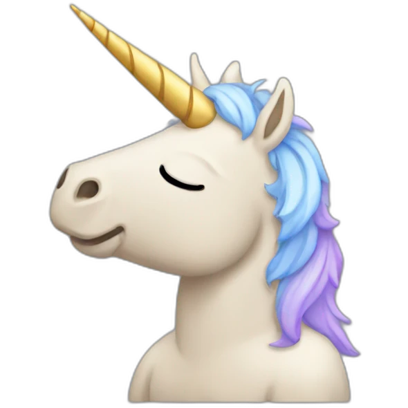 unicorn facepalm emoji