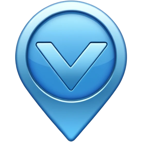 Kenarü tırtıklı mavi tik emoji