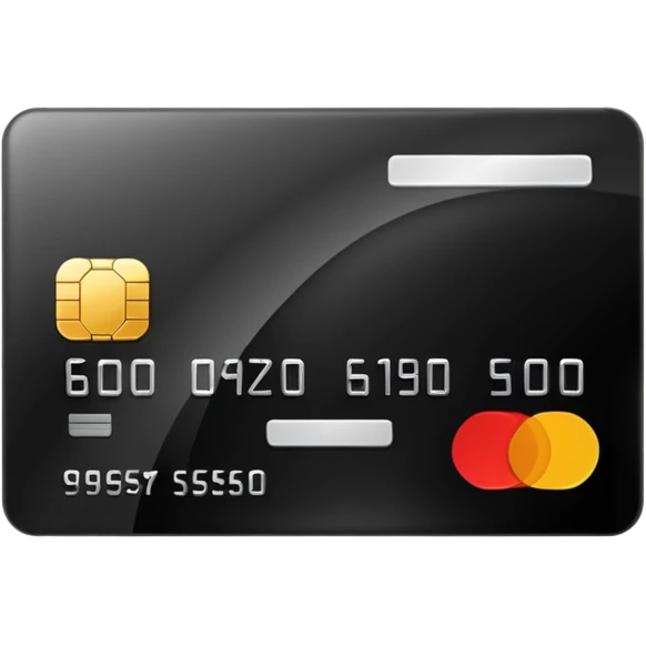black credit card, no text emoji