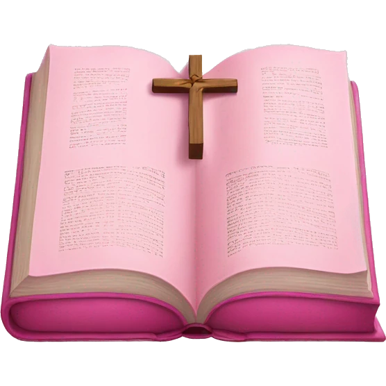 Pink Bible  emoji