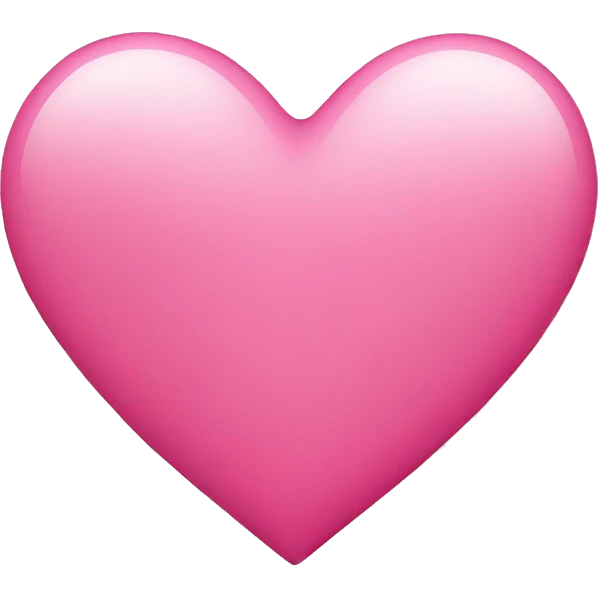 Pink heart  emoji