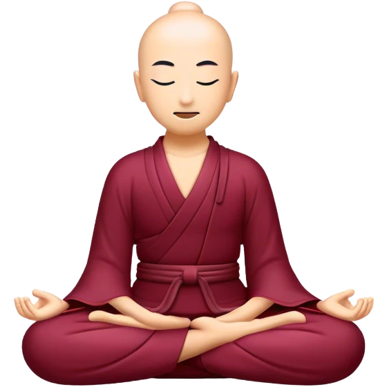 Zen data Burgundy  emoji