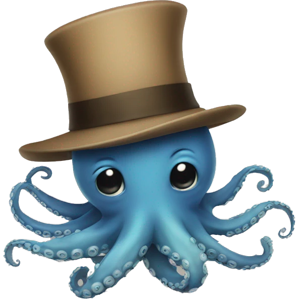 octopus in a hat emoji