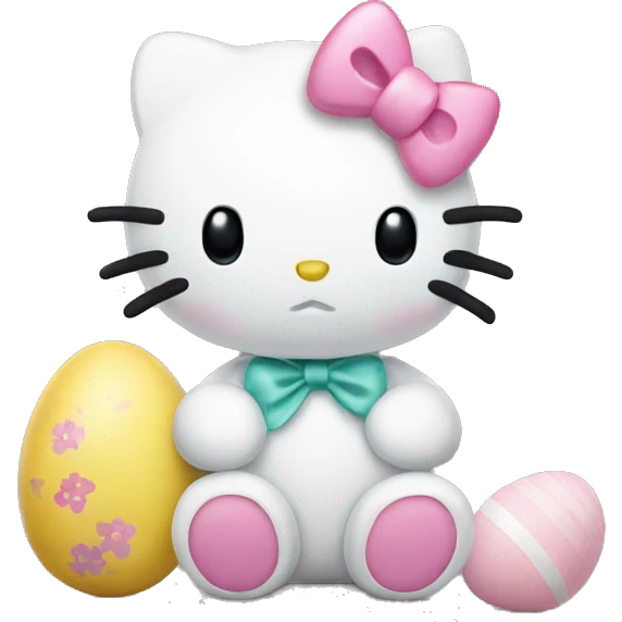 easter hello kitty emoji