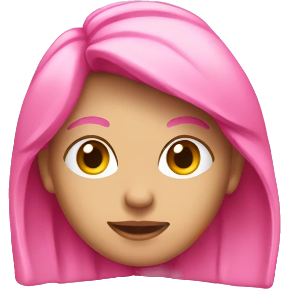 Pink  emoji