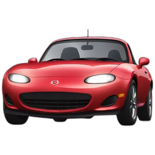 mazda miata na cute popup headlights emoji