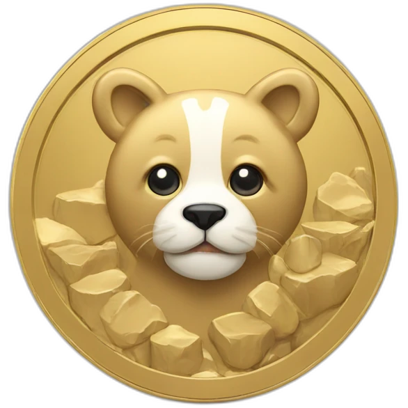 animals gold coin emoji
