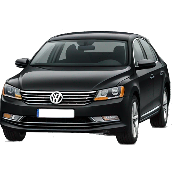 black volkswagen passat emoji