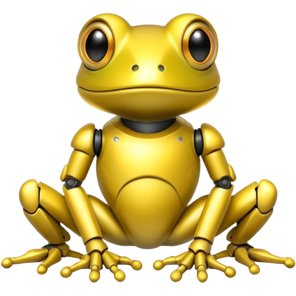 robot yellow frog emoji