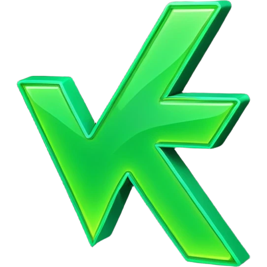 "A vibrant green check mark emoji in a video game style, glowing neon edges, pixel art influence, dynamic lighting, slightly 3D with depth and shadow, energetic and playful, as if it’s a power-up icon in a modern fantasy RPG, isolated on a transparent background" emoji