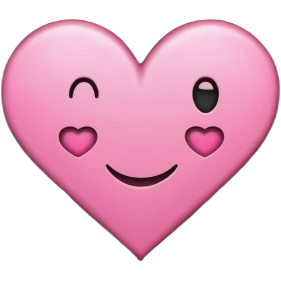 Thank you sign with a pink heart on it emoji