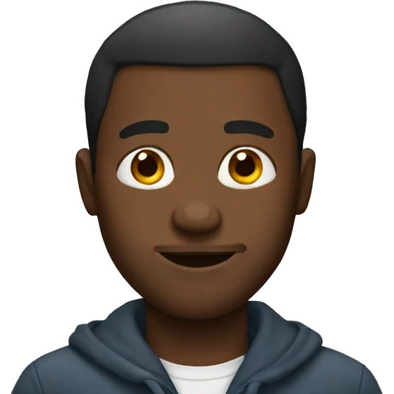 Black man emoji