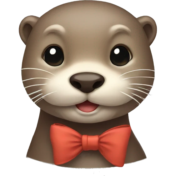 otter with bows  emoji