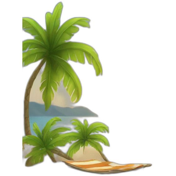 palmier plage emoji