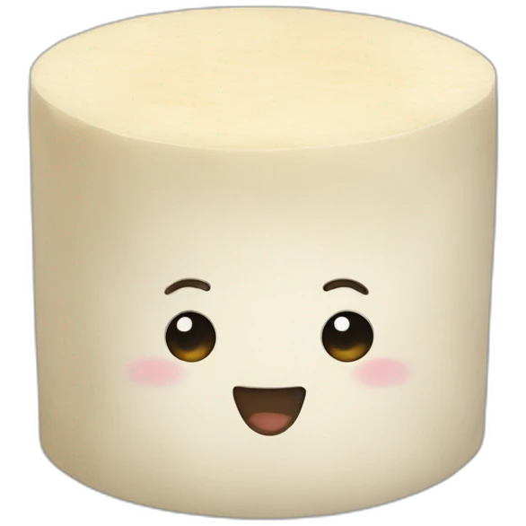 round tofu emoji