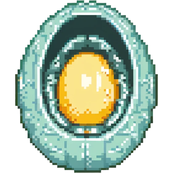 MRI egg embryo digital fetal small shape contained in otherworldly egg emoji